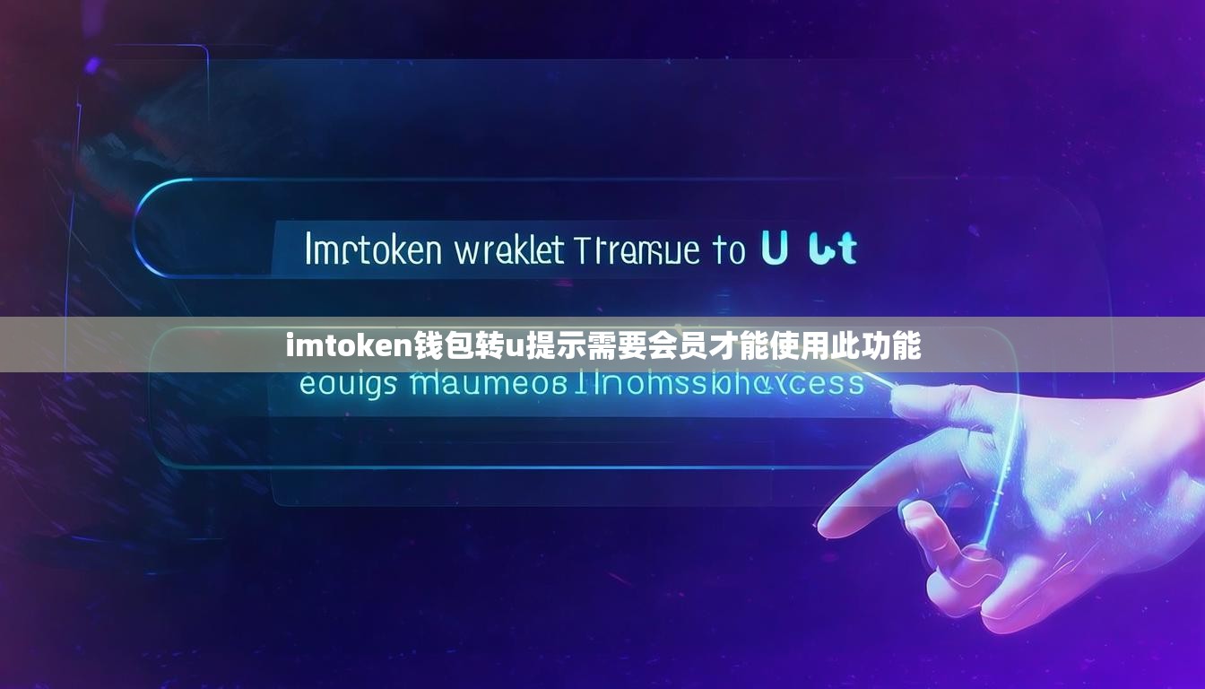 imtoken钱包转u提示需要会员才能使用此功能