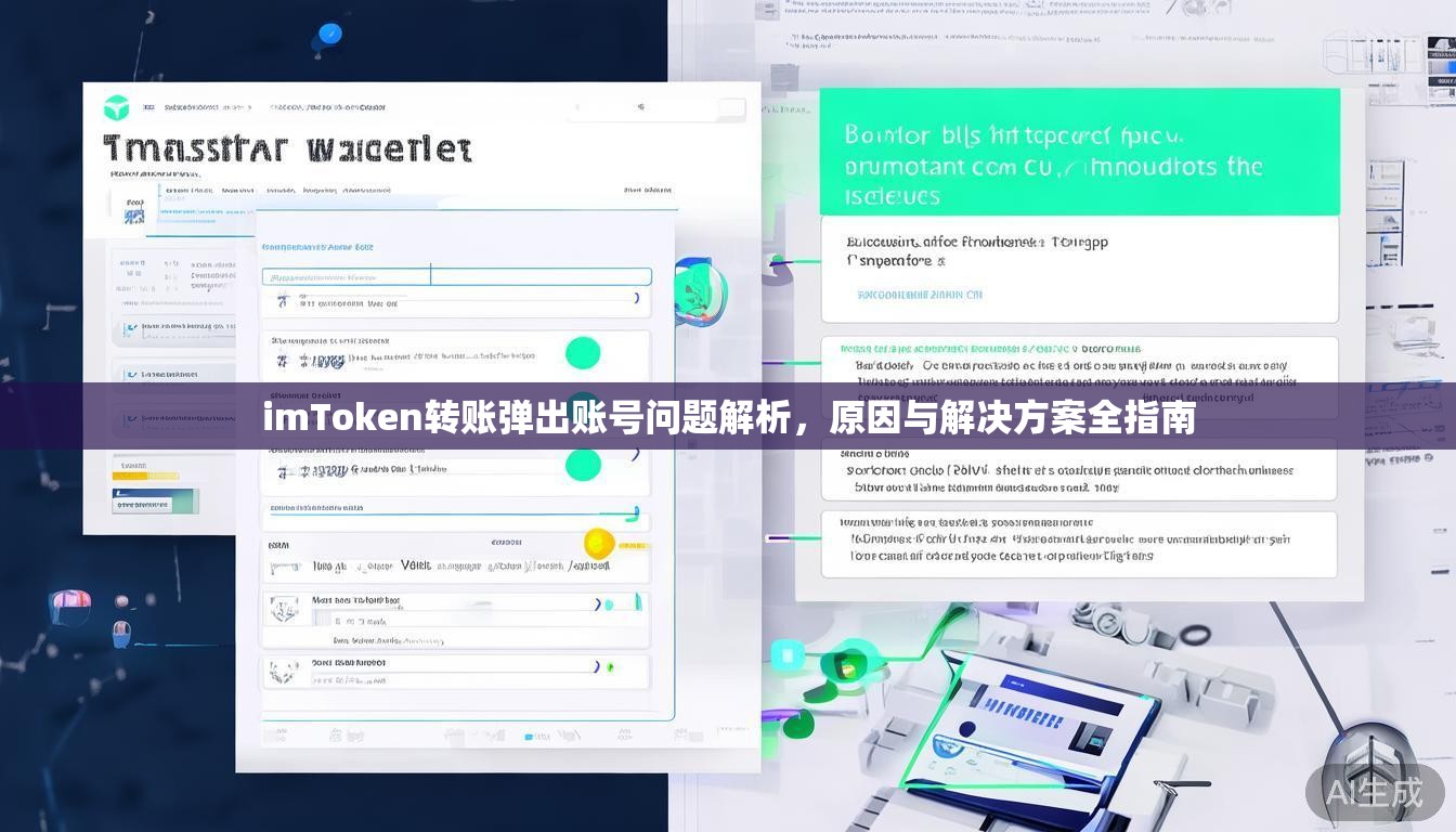 imToken转账弹出账号问题解析，原因与解决方案全指南