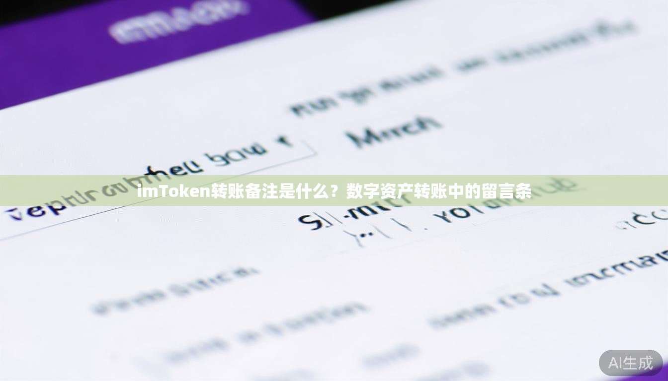 imToken转账备注是什么？数字资产转账中的留言条