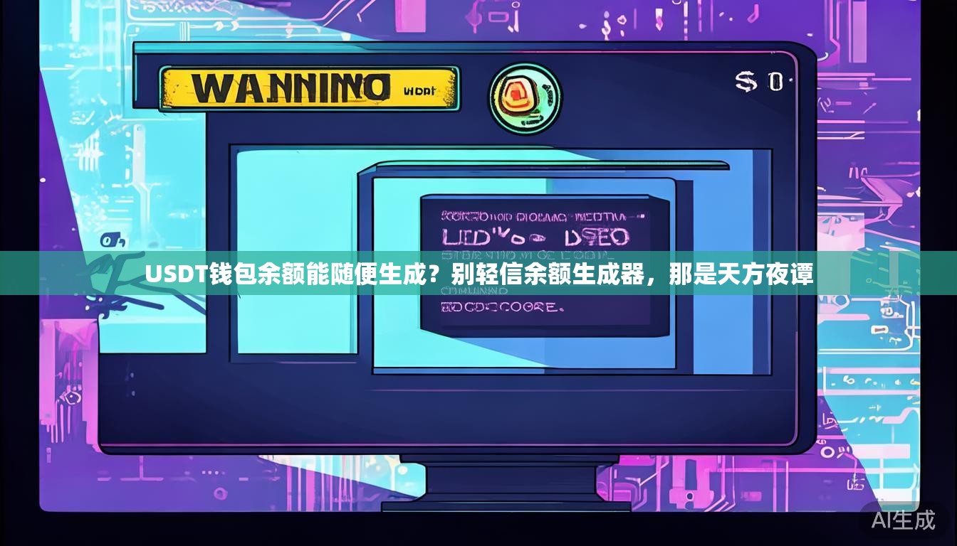 USDT钱包余额能随便生成？别轻信余额生成器，那是天方夜谭