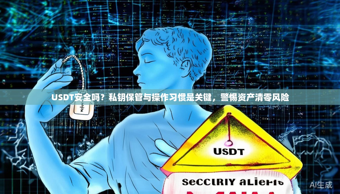 USDT安全吗？私钥保管与操作习惯是关键，警惕资产清零风险
