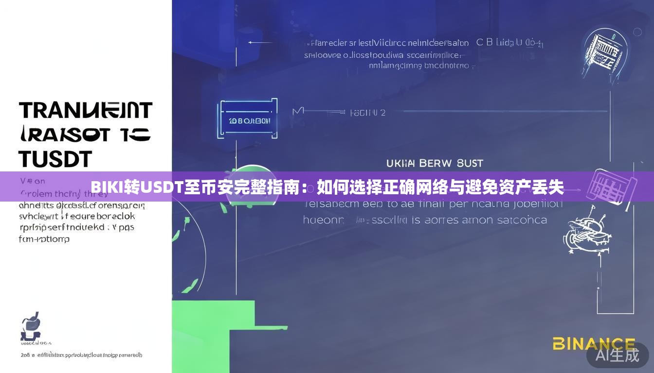 BIKI转USDT至币安完整指南：如何选择正确网络与避免资产丢失