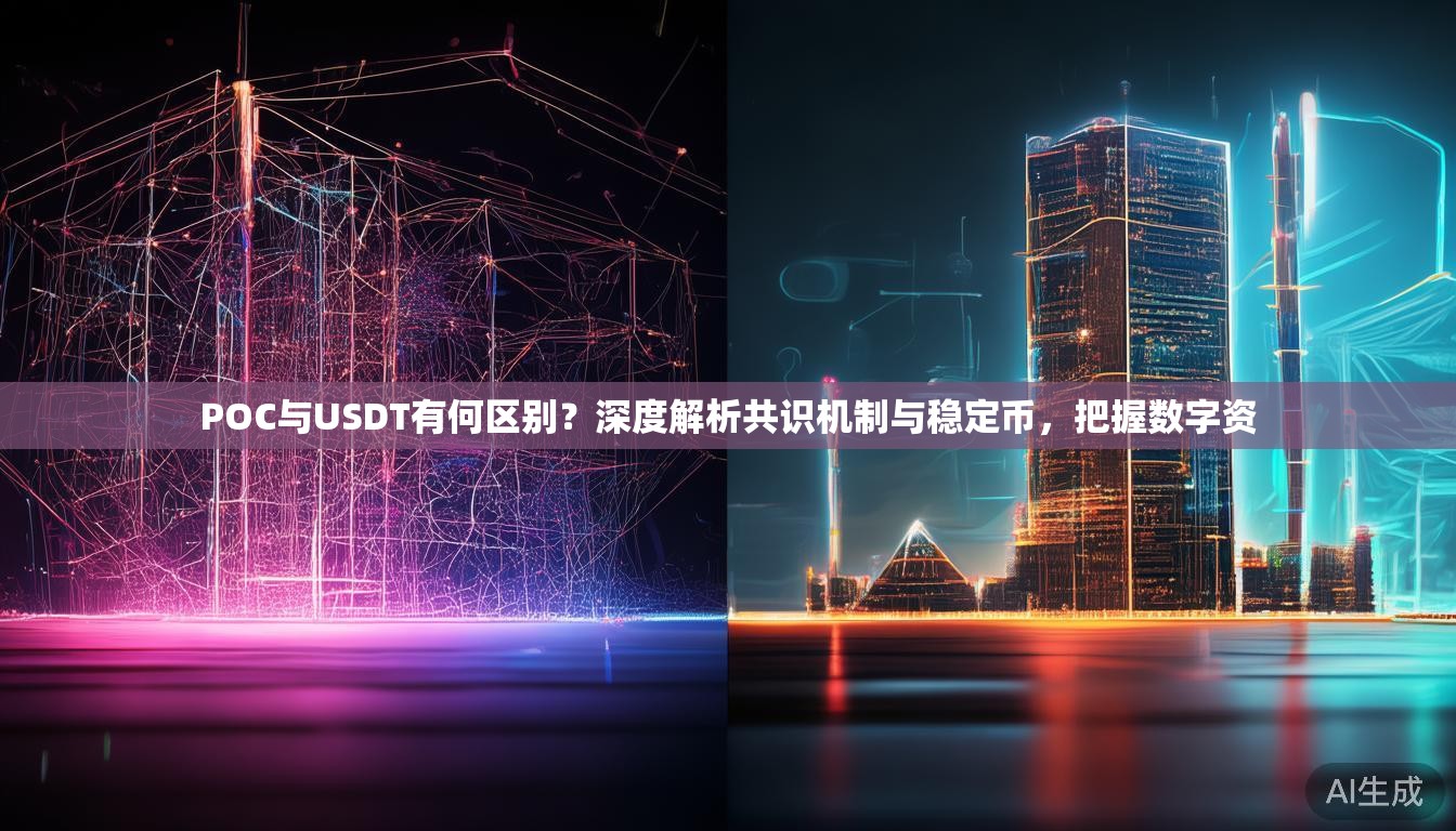 POC与USDT有何区别？深度解析共识机制与稳定币，把握数字资