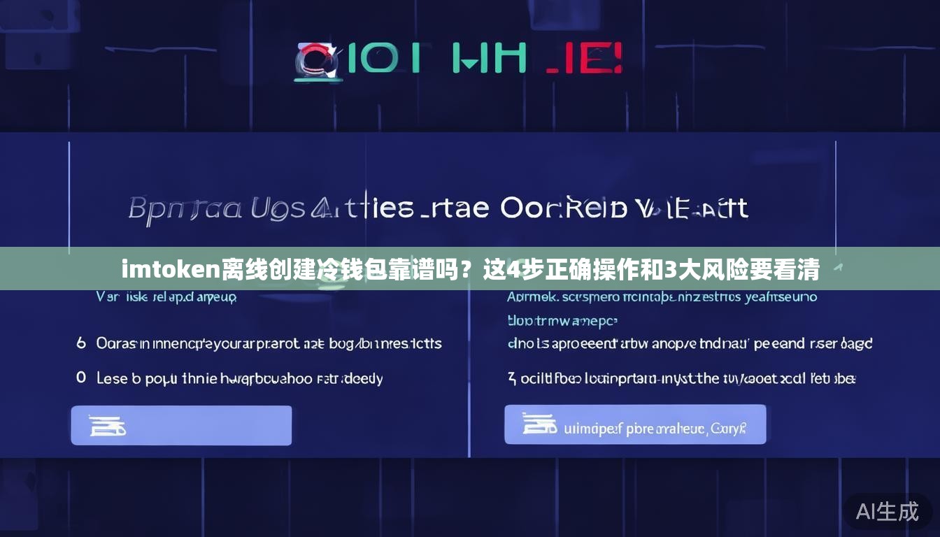 imtoken离线创建冷钱包靠谱吗？这4步正确操作和3大风险要看清
