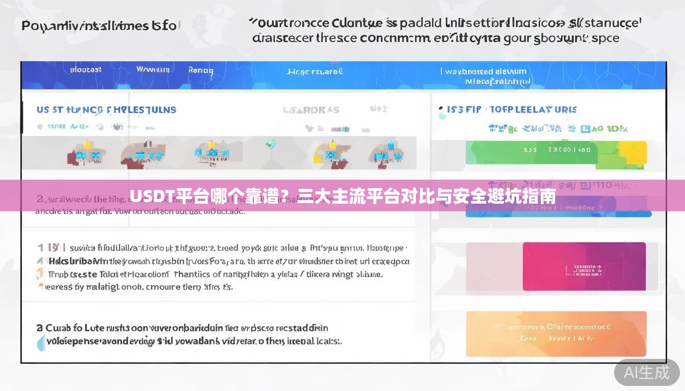 USDT平台哪个靠谱？三大主流平台对比与安全避坑指南
