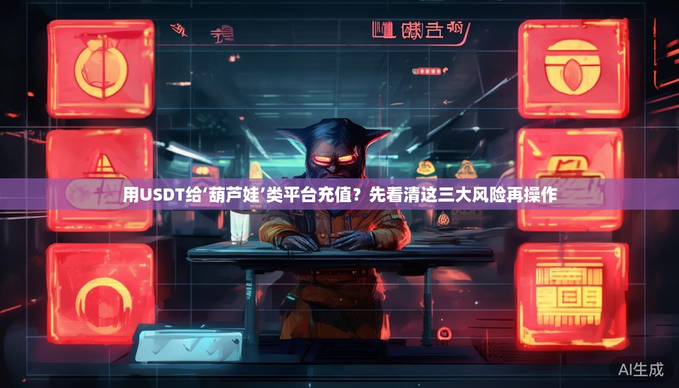 用USDT给‘葫芦娃’类平台充值？先看清这三大风险再操作