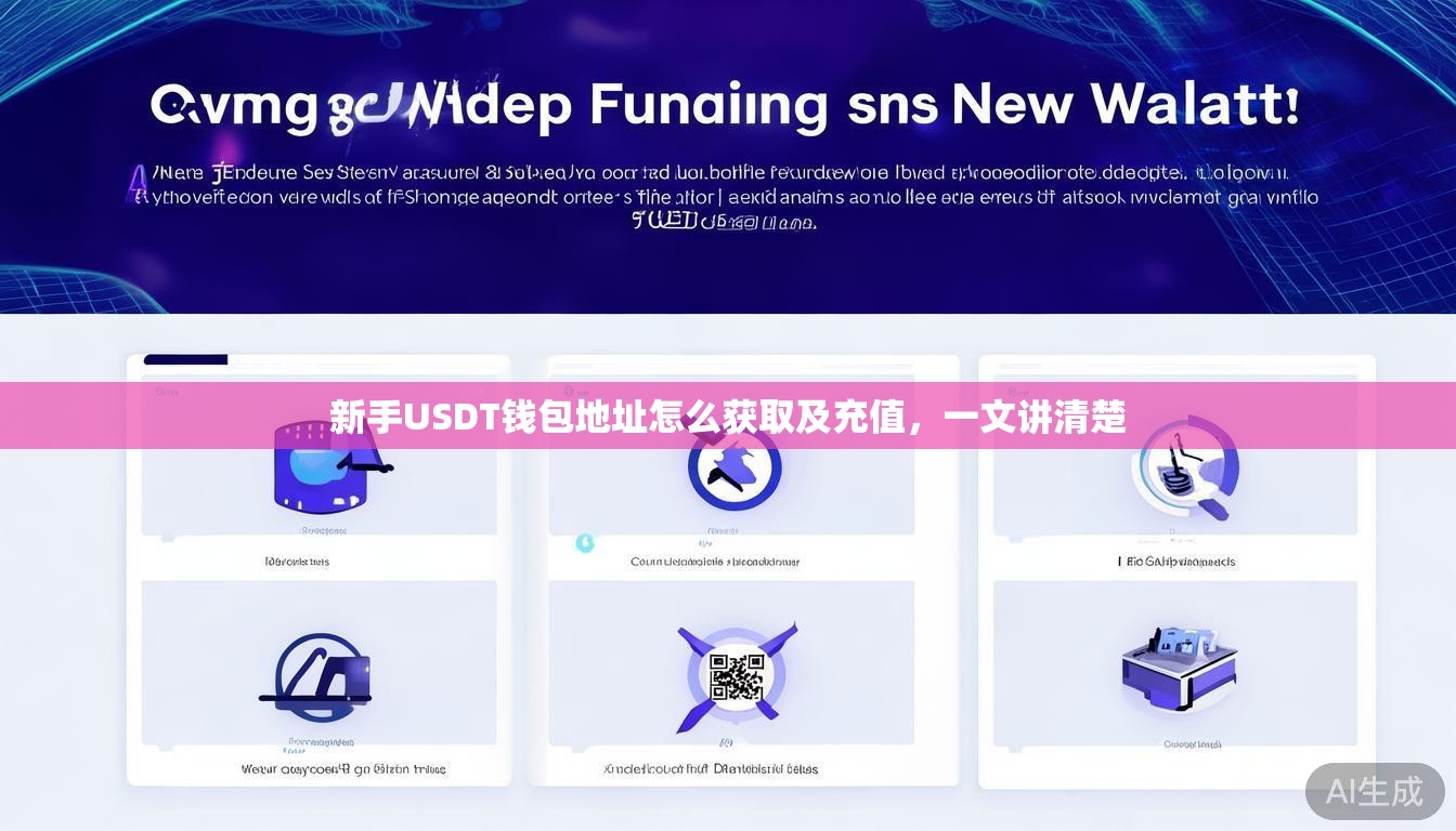 新手USDT钱包地址怎么获取及充值，一文讲清楚