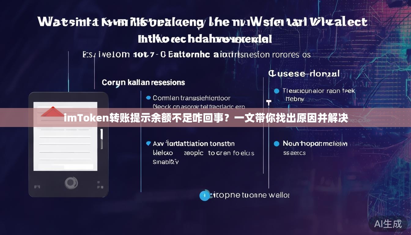 imToken转账提示余额不足咋回事？一文带你找出原因并解决
