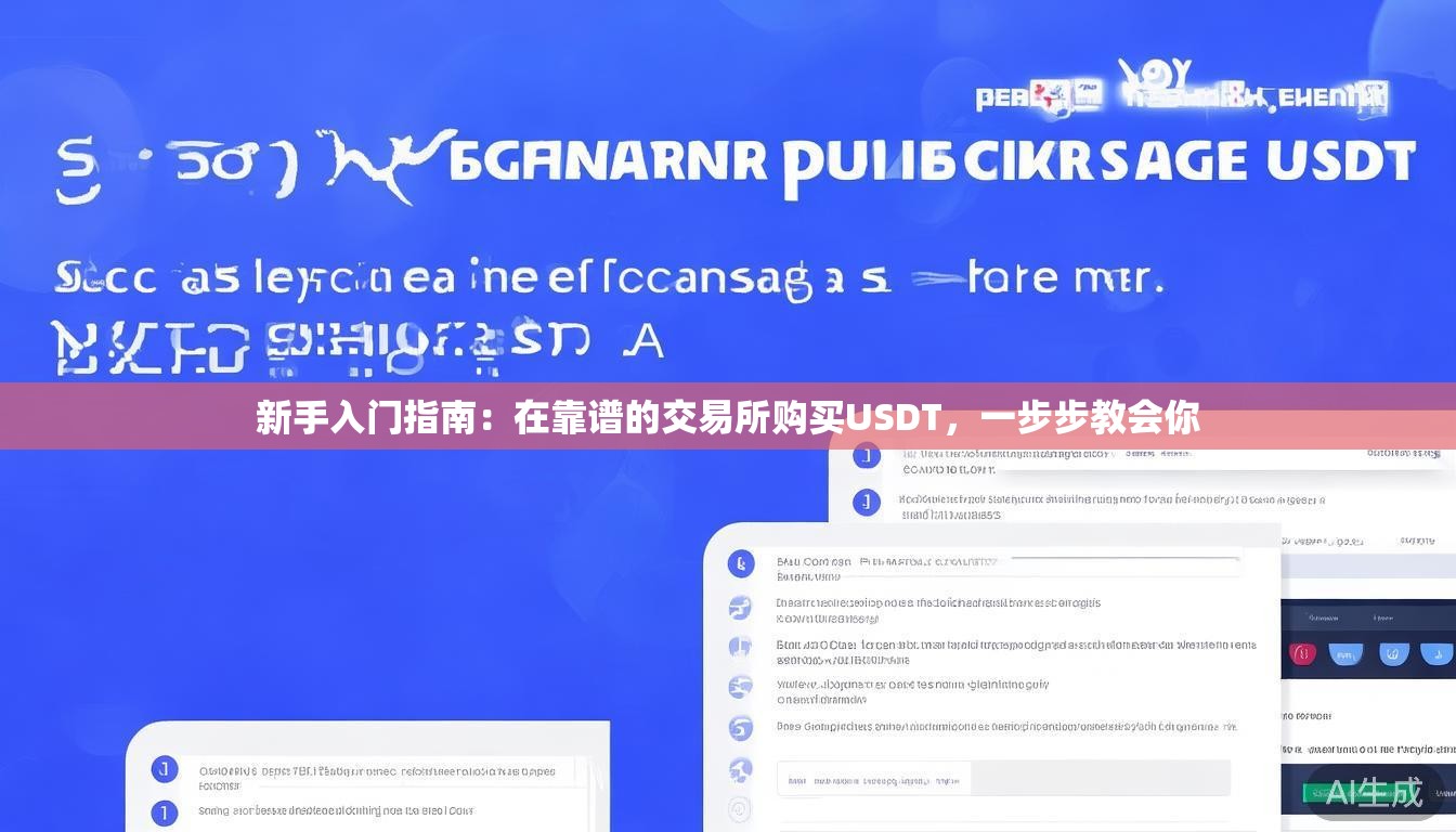 新手入门指南：在靠谱的交易所购买USDT，一步步教会你